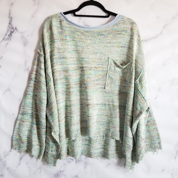 Free People Oversized Sweater, Size Medium - Picture 8 of 15